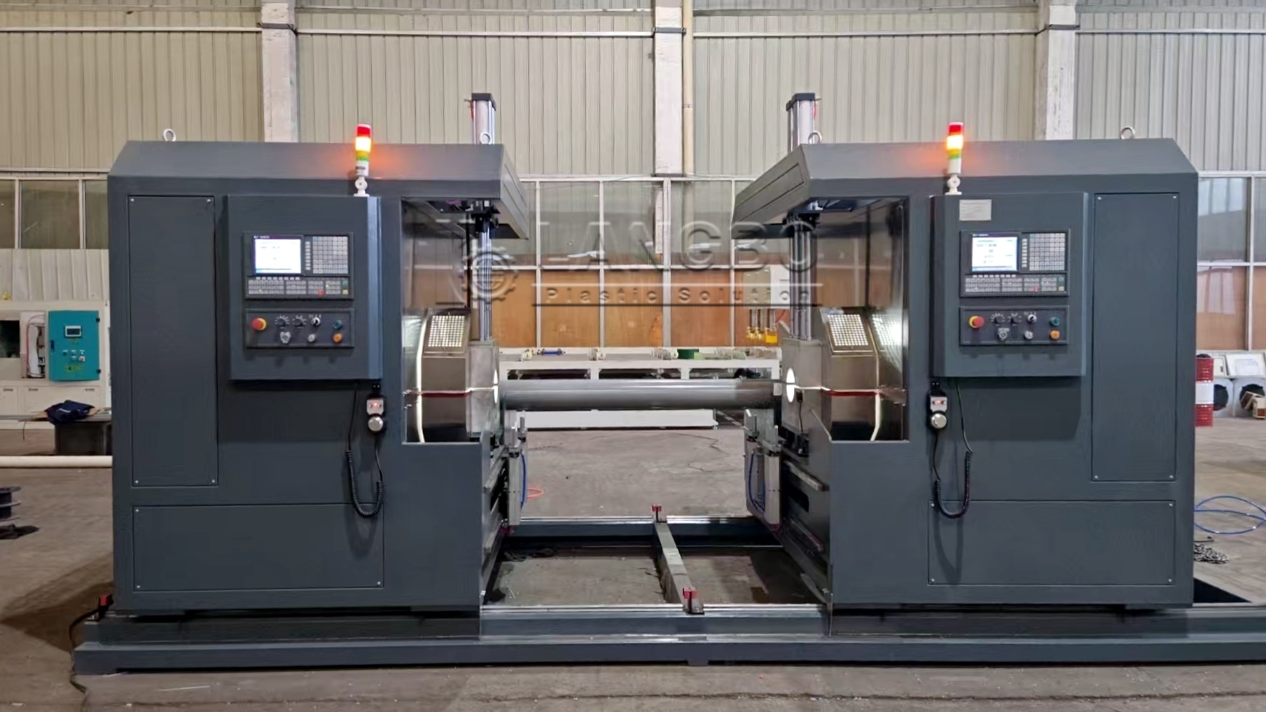 последний случай компании о Automatic Threading Machine for Plastic Pipe Processing in Turkey