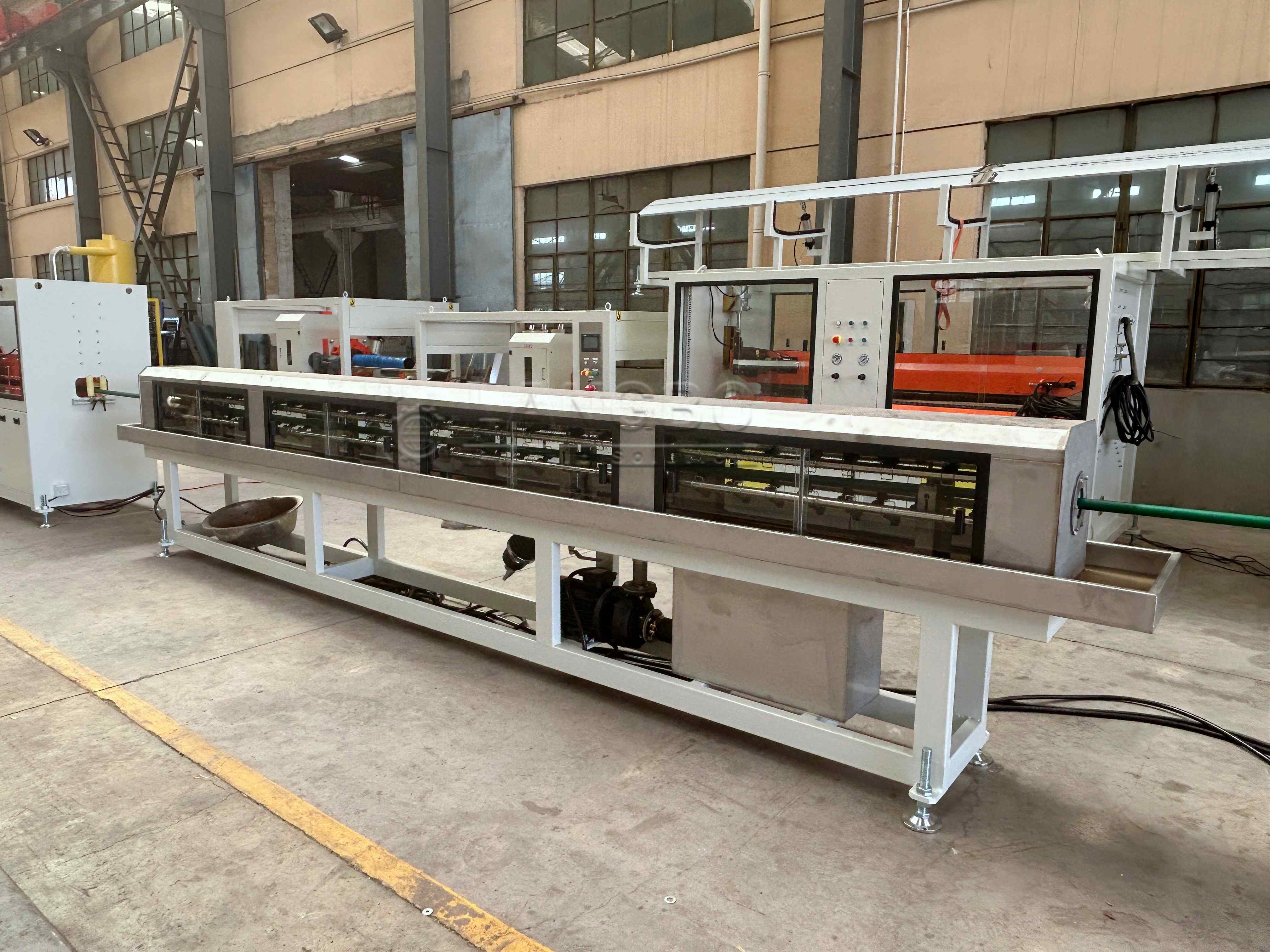 последний случай компании о PPR Pipe Extrusion Line Project for Hot and Cold Water Pipe Manufacturing in Albania