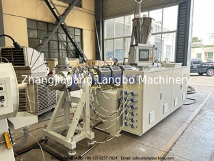 Линия сила штранг-прессования трубы PVC ISO CE штрангпресса 160KW диаметра 16 до 630mm трубы 22 -
