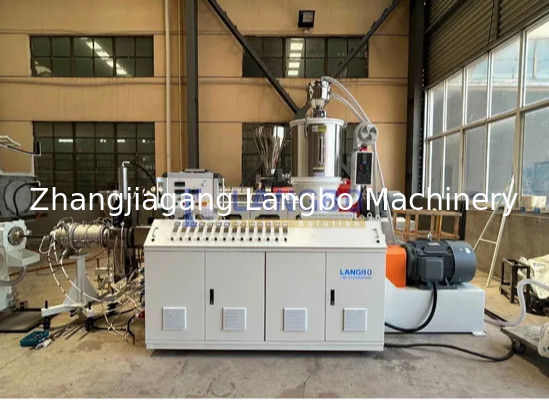 качество  Natural Gas Pe Pipe Production Line , Single Screw Extruder Hdpe Pipe Machine Фабрика