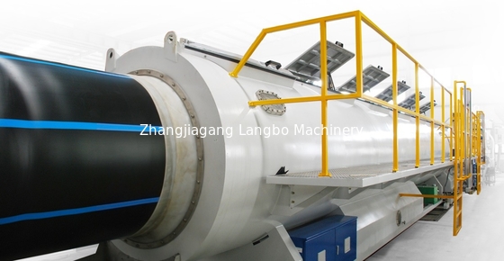 Производственная линия трубы HDPE PE 500-1200mm с swarfless резцом