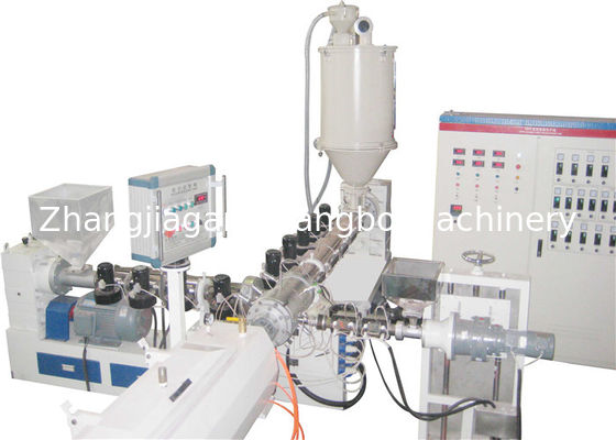 Линия штрангпресса одиночного винта трубы ПЭ ПП ППР ХДПЭ с гарантией 1 года, полно автоматической