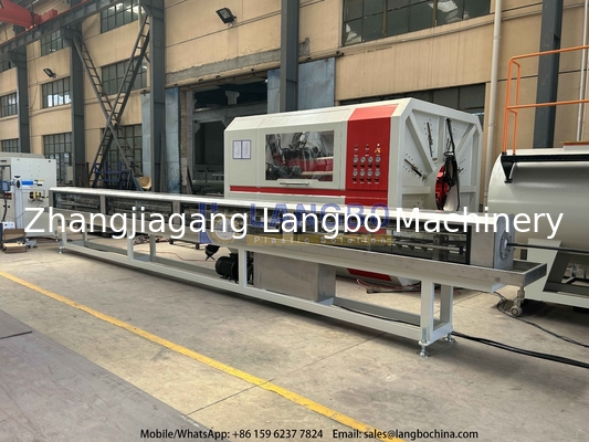 Инвертор ABB используется в 16-110 мм HDPE трубной экструзионной линии с экструдером 65/33
