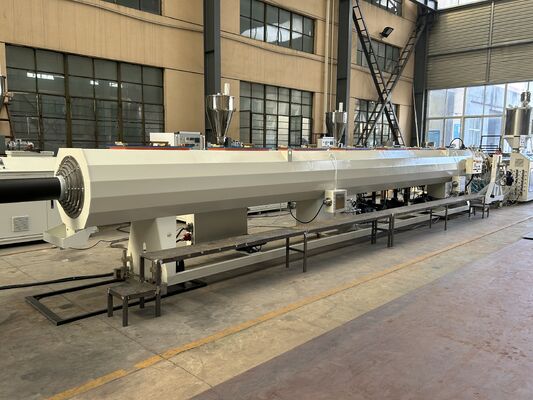 Motor Plastic Extruder HDPE Pipe Extrusion Производственная линия экструзионная машина