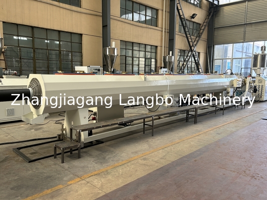 Строение PE HDPE пластиковых труб Строение экструдерная машина для газовой водоснабжения канализационной трубы
