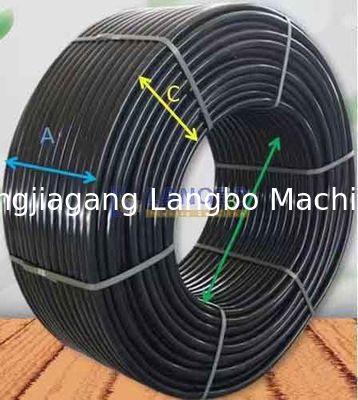 Пластиковая PE трубка и шланг двойной станции катушки обмотки