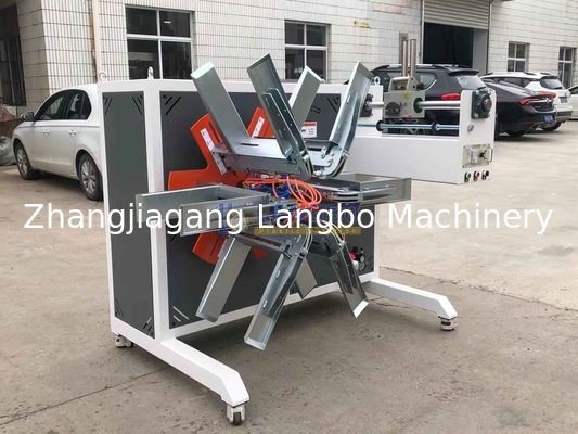Двухстанционный пластиковый HDPE трубный виндер виндерная виндерная виндерная машина с автоматическим ремнем для PE труб экструдер