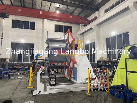 Большая машина для перемотки труб большого диаметра, катушка PE для линии экструзии пластика