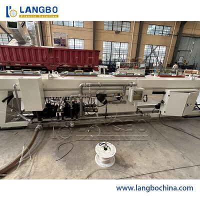 Автоматическая двойная винтовая ПВХ трубная машина, линия производства ПВХ шлангов