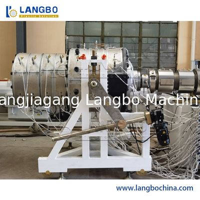 Экструзионная машина для производства труб из ПВХ и ПЭ, оборудование для производства пластиковых труб, линия производства газо- и водопроводных труб, экструдер для ПНД