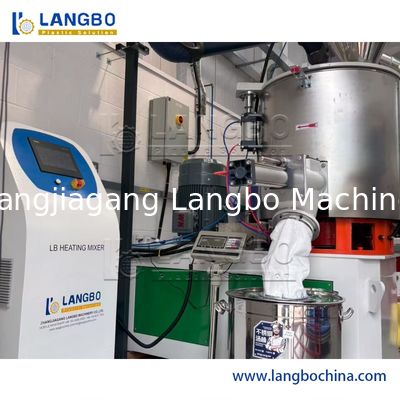 Смеситель для ПВХ в пластиковой промышленности – Экструдер с автоматической подачей, дозированием и транспортировкой для линии производства SPC-покрытий