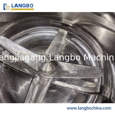 Промышленный высокоскоростной смеситель порошка ПВХ с системой отопления и охлаждения для жестких соединений ПВХ