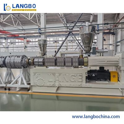 Автоматический экструдер с двумя винтами из ПВХ