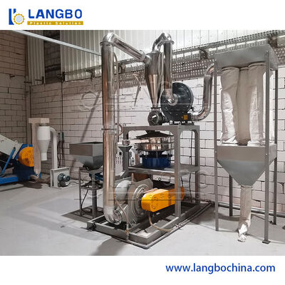 Профиль трубы из пластика отходы продукта Pulverizer Miller Machine