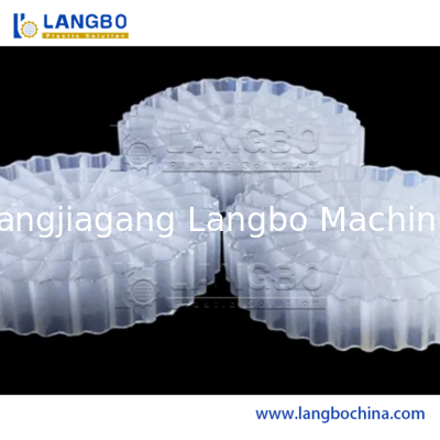 Энергоэффективная линия экструзии фильтрующего материала MBBR для промышленной фильтрации