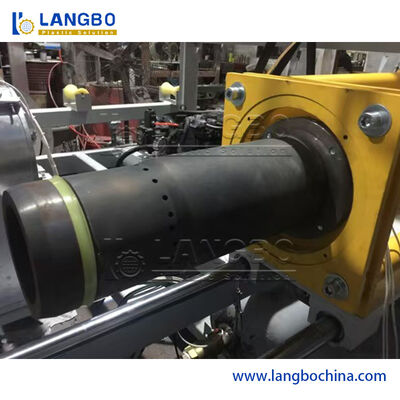 Машина для раструбовки ПВХ труб малого диаметра 16-50 мм с сенсорным управлением и одношнековым экструдером