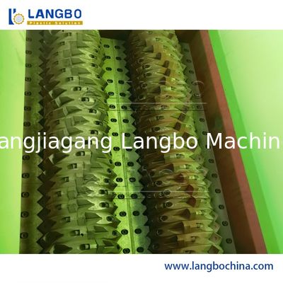 Полностью автоматический горизонтальный измельчитель отходов из пластика, дробилка, новый двигатель, измельчение ПВХ труб, гофрированных труб из полиэтилена, машина для переработки отходов