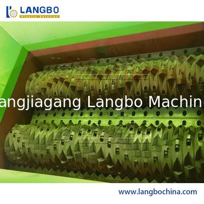 Дробилка для дерева/металла/пластика/картона/лома, машина для измельчения отходов на кухне, миниатюрная двухвальная дробилка