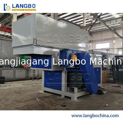 Одноствольная двойная вала резиновая шина отходы пластиковые бутылки металлолом