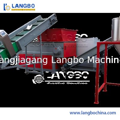 Одноствольная дробилка для пластиковых пленок, тканей, пенного полиэтилена и отходов