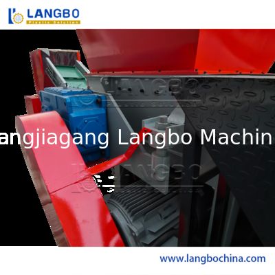 Измельчитель твердых отходов из пластика и бумаги с двумя валами для тяжелых условий эксплуатации, измельчитель для измельчения твердых листов PP/Pet для индустрии переработки отходов