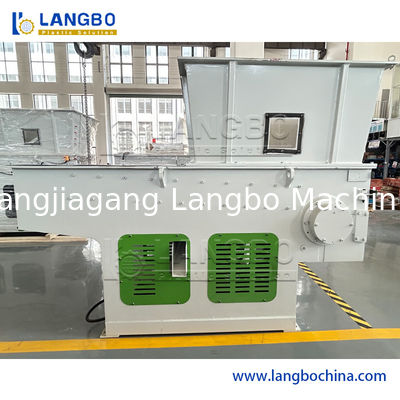 Машина для дробления отходов пластика, измельчения одноосного шредера для переработки промышленных текстильных пластиковых бутылок, тканых мешков из полипропилена/полиэтилена/ПНД/ПВД