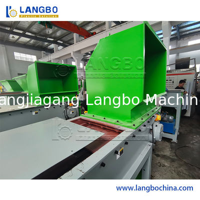 Мощная горизонтальная пластиковая дробилка для ПВХ ПЭ гофрированные трубы трубы подносы поддоны домашние животные ПВХ ПК ЭВА ABS Ежедневные материалы дробилки дробилки