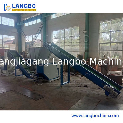 Дробилка для переработки пластика PE HDPE LDPE, дробильная машина для пластика, измельчитель для ПЭТ ПП, переработка отходов пластика, высокое качество, 1000 кг/ч, двухвальный измельчитель