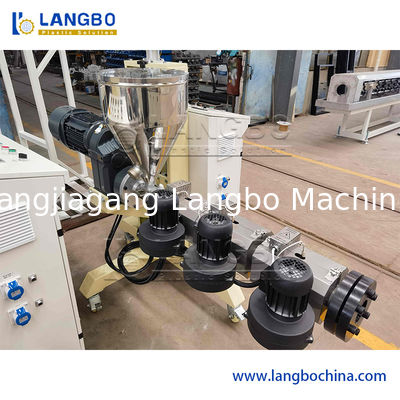 Оптовая линия экструзии труб из пластика PE HDPE PPR для водоснабжения, газа и нефти, одношнековый экструдер