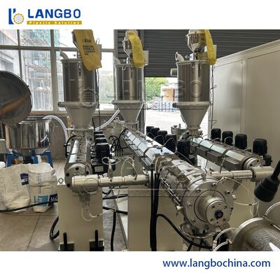 Энергосберегающая автоматическая экструзионная машина для производства ППР труб диаметром 16-63 мм