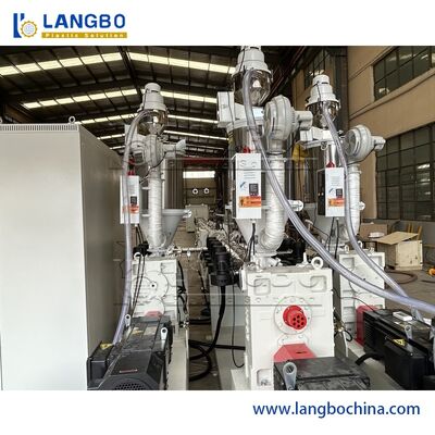 Разнослоистая линия 16mm до 63mm 180kg/PLC штранг-прессования трубы Ppr h Сименс