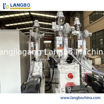 Разнослоистая линия 16mm до 63mm 180kg/PLC штранг-прессования трубы Ppr h Сименс