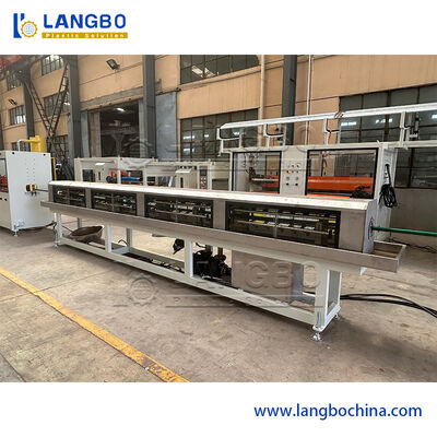 Линия экструзионной трубы PPR большого диаметра с скоростью производства 12 м/мин и управлением ПЛК SIEMENS