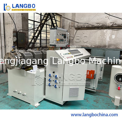 линия штранг-прессования профиля ПВК 300мм с коническим двойным штрангпрессом винта