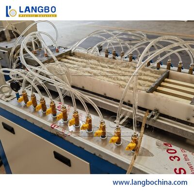 PVC Profile Making Machine With Co-extrusion Layer Improving Surface Gloss And Rough Finish