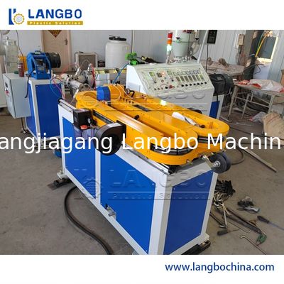 Plastic PE Single Wall Corrugated Pipe Making Machine / HDPE PP Double Wall Corrugated Tube Production Line
