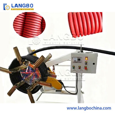 Полностью автоматизированная линия по производству гофрированных труб для ускоренного производства электротехнических труб