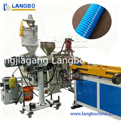 PVC Double Wall Corrugated Pipe Extrusion Production Line PVC PE Pipe Making Machine