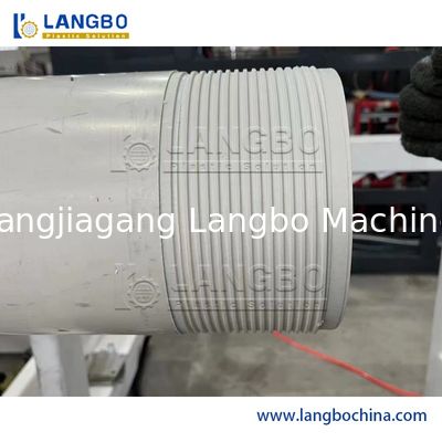 Автоматическая машина для нанесения нитей на трубы с ЧПУ для труб ПВХ 16-630 мм с экструдером с двумя винтами и полной автоматической работой