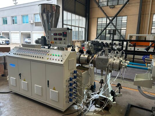 75-250mm Plastic CPVC PVC Double Pipe Electrical Conduit Tube Making Machine