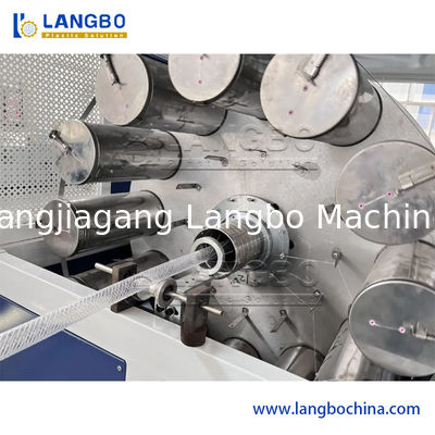 Машина для производства садовых шлангов из мягкого ПВХ, армированного волокном, линия экструзии шлангов из ПВХ