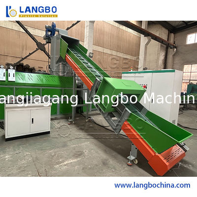 Plastic PP/PE Post-Consumer Film Granulating Extruder Machine for Re-Pelletizing
