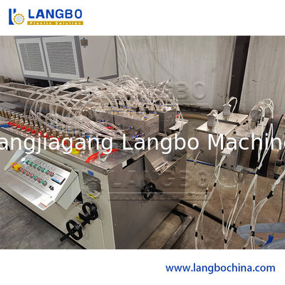 ПВХ ствол экструзионная линия кабельной проволоки защиты ствола профиль изготовления машины с пробивающим устройством