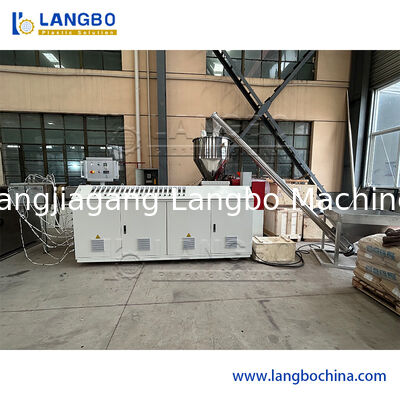 Производственная линия штранг-прессования панели доски профиля пола двери PP WPC PE PVC декоративная