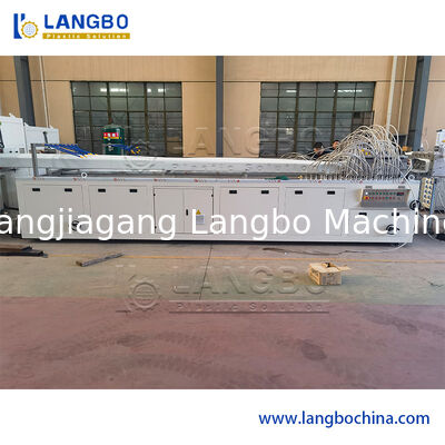 PP HDPE Mpp PE Пластиковая гофрированная композитная труба WPC Профиль экструдер Экструзионная машина Производственная линия