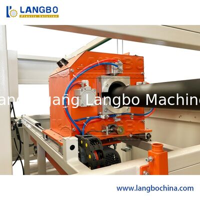 Автоматическая пластмассовая HDPE PE кабельная труба для воды экструдер экструзионная машина