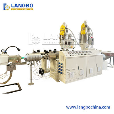 Пластиковая продукция штранг-прессования трубы PPR с линией дистанционным управлением Марк PLC 63mm