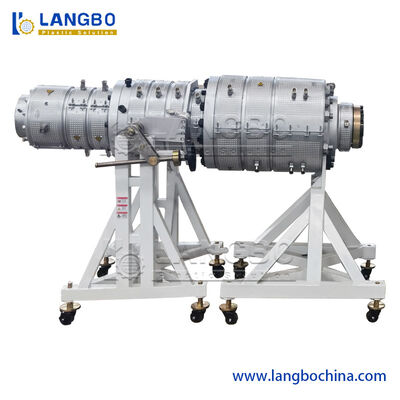 Машина штранг-прессования трубы большой емкости, труба ПВК двойных стренг делая машину