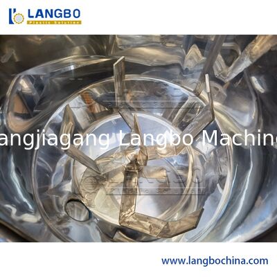 Пластиковый цветовой вертикальный смеситель для гранул или порошкового материала с вакуумным конвейером