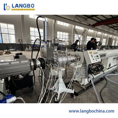 3-слойная соэкструзионная линия для производства ППР труб с производительностью 350 кг/ч и управлением ПЛК SIEMENS